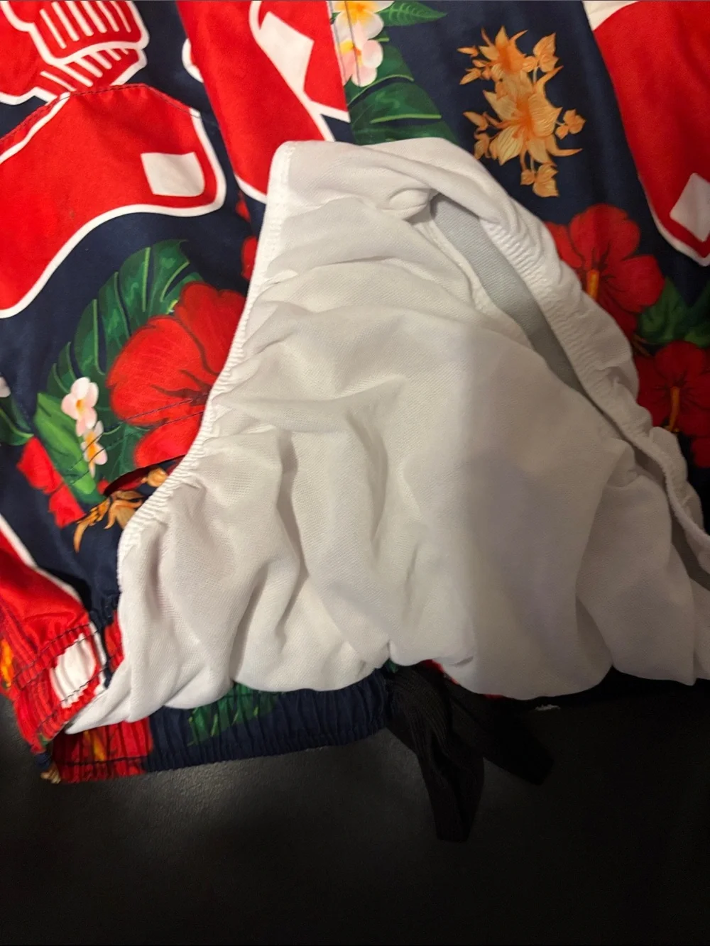 Men's Boston Red Sox  Swim Bermudas with Red Sox Accent